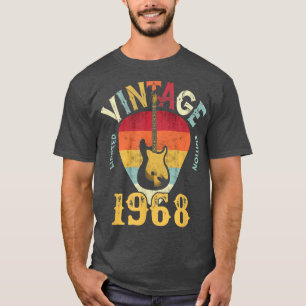 54 YearsOld Vintage 1968 Guitar Pick 54th Birthday T-Shirt