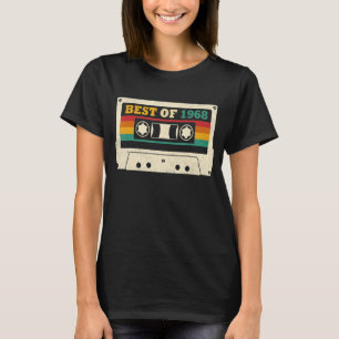 54th Birthday Best Of 1968 Cassette Tape 54 Year O T-Shirt
