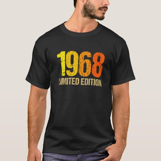 54th Birthday Ladies Mens 54 Years 1968    16 T-Shirt (Front)