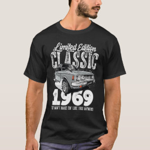 54th birthday Vintage Classic Car 1969 B day 54 ye T-Shirt