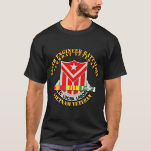 554th Engineer Battalion w VN SVC T-Shirt