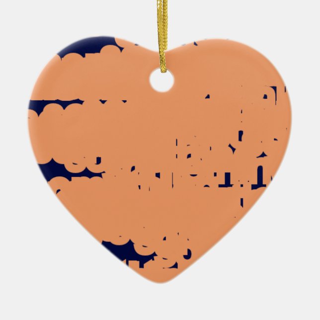 5556 abstract art ceramic tree decoration (Front)