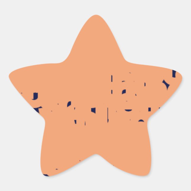 5556 abstract art star sticker (Front)