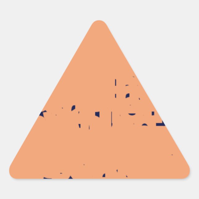 5556 abstract art triangle sticker (Front)