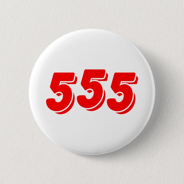 555 6 CM ROUND BADGE (Front)