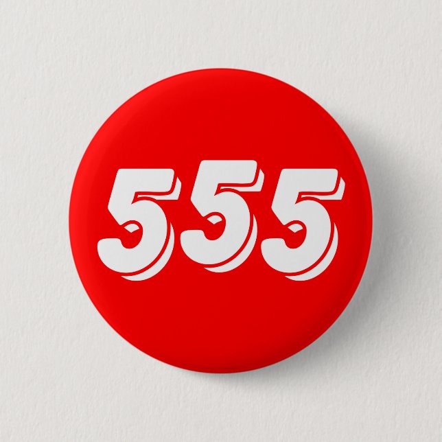 555 6 CM ROUND BADGE (Front)