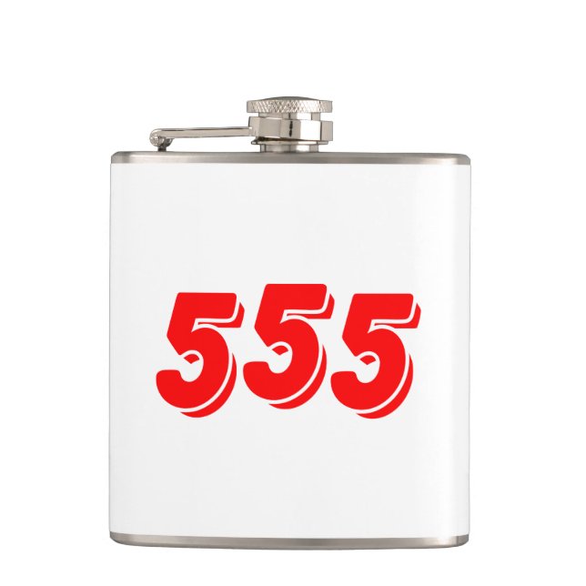 555 HIP FLASK (Front)