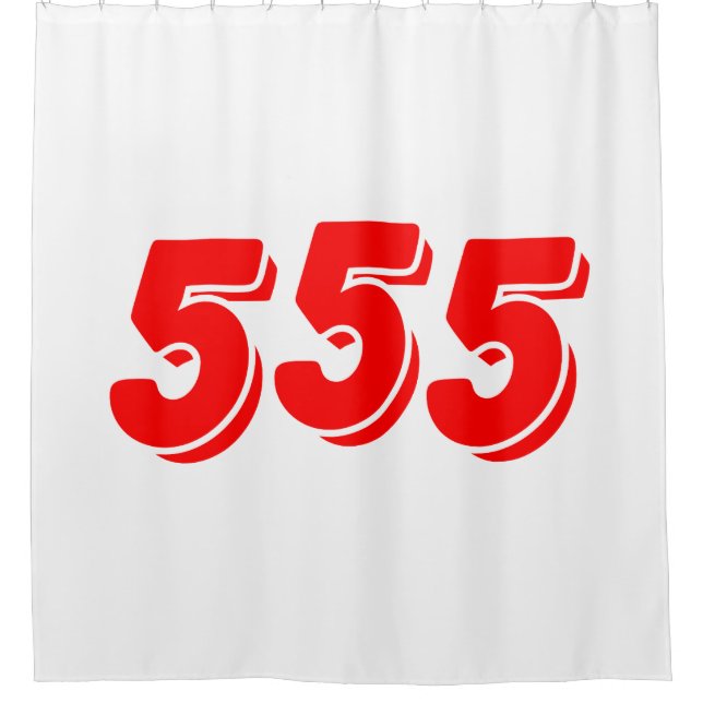 555 SHOWER CURTAIN (Front)