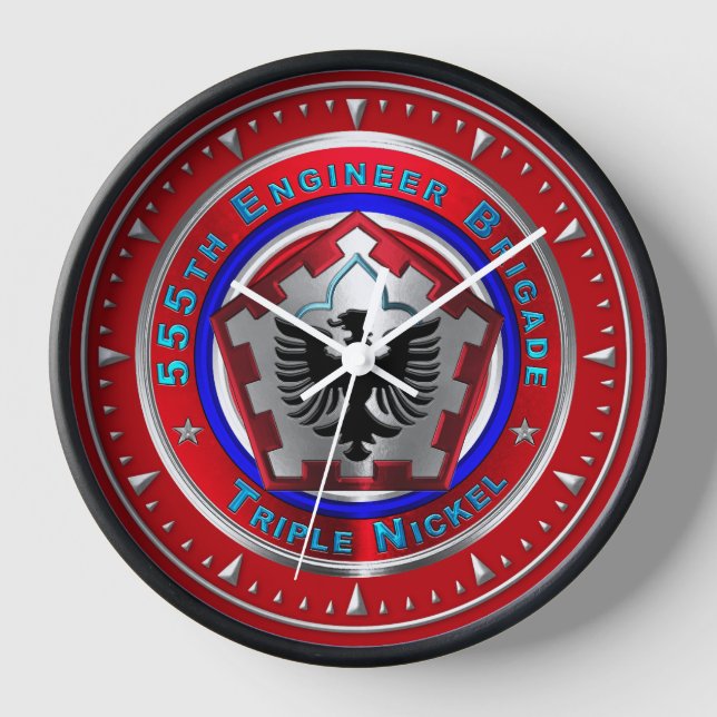555th Engineer Brigade  Clock (Front)