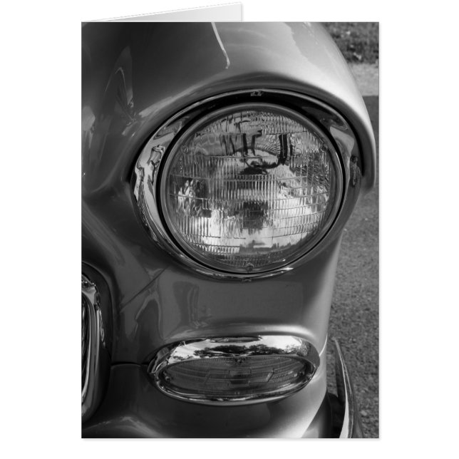 55 Chevy Headlight Grayscale (Front)
