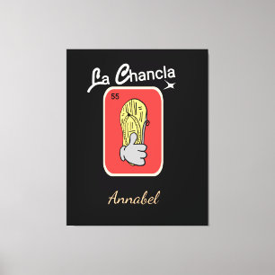 55 La Chancla Canvas Print