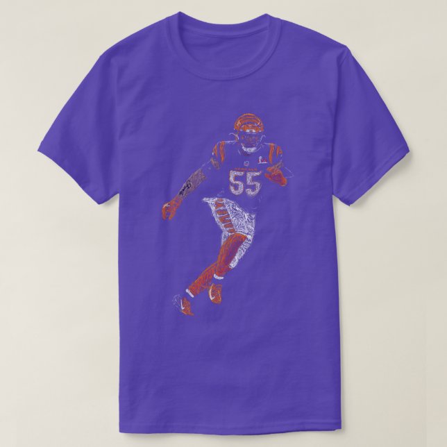 55 Linebacker T-Shirt (Design Front)