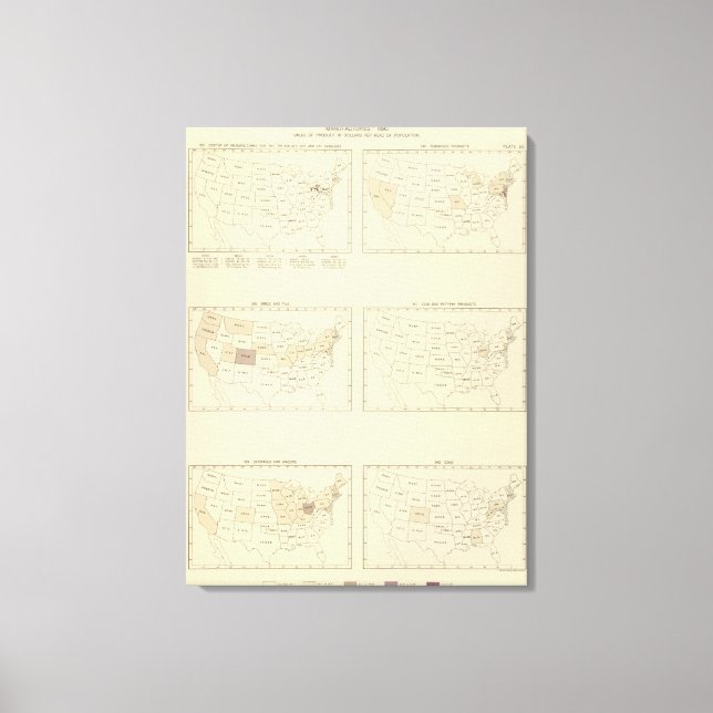 55 Manufactures 1890 Canvas Print (Front)