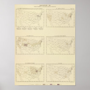 55 Manufactures 1890 Poster