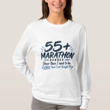 55+ Marathon Runner Slower But Farther Running