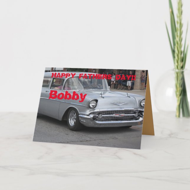 55 Nomad Station Wagon Greeting Card. Card (Front)