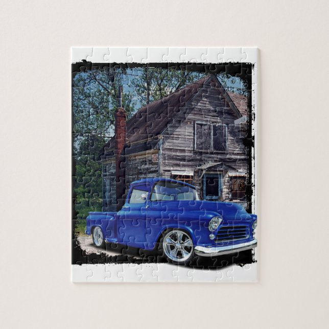 55 Stepside Filling Station Jigsaw Puzzle (Vertical)