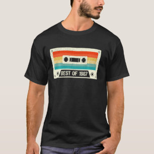 55 Year Old Cassette Tape Vintage Best Of 1967 55t T-Shirt