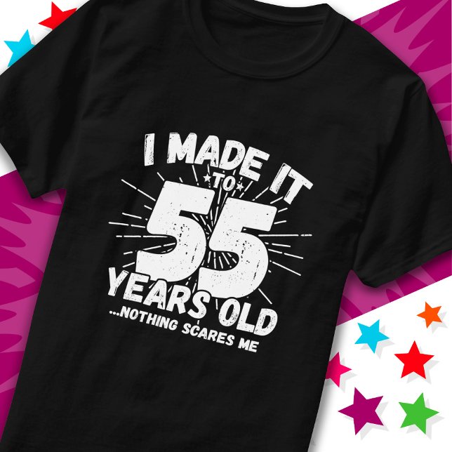 55 Year Old Sarcastic Meme Funny 55th Birthday T-Shirt (Creator Uploaded)