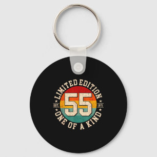 55 year old vintage 1971 limited edition 55th key ring