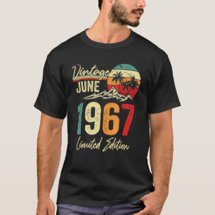 55 Year Old Vintage June 1967 55th Birthday T-Shirt
