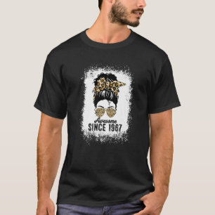 55 Years Old Awesome Since 1967 Leopard 55th Birth T-Shirt