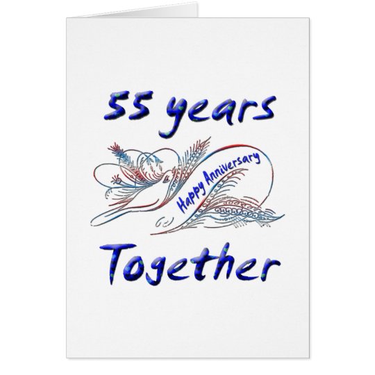 55th  Wedding  Anniversary  Cards  Invitations Zazzle co uk 