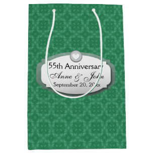 55th Anniversary Emerald Green Z28 Medium Gift Bag