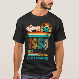 55th Birthday  55 Years Old Awesome Since August 1 T-Shirt