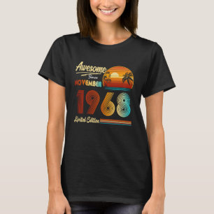 55th Birthday 55 Years Old Awesome Since November T-Shirt