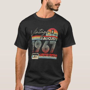 55th Birthday August 1967 Vintage Cassette T-Shirt