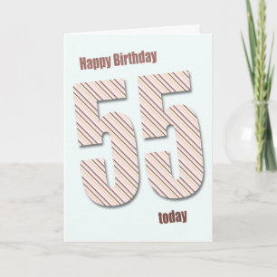 55th birthday card