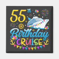 55th Birthday Cruise B-Day Party Square