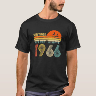 55th Birthday Gift Vintage 1966 Retro Bday 55 T-Shirt