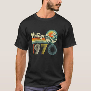 55th Birthday Gifts Vintage Born In 1970 55 Years T-Shirt