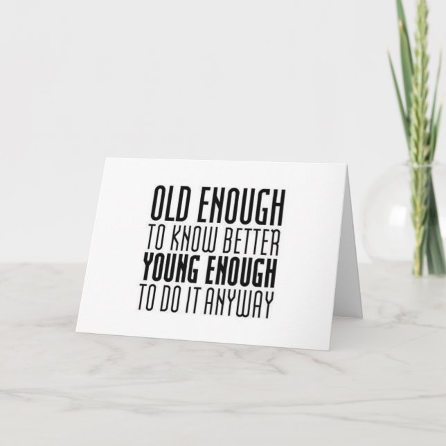 **55th BIRTHDAY** HUMOR FOR FRIEND/FAMILY Card (Front)
