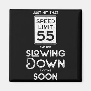55th Birthday Igovernment Agency Speed Li Sign 55 Magnet