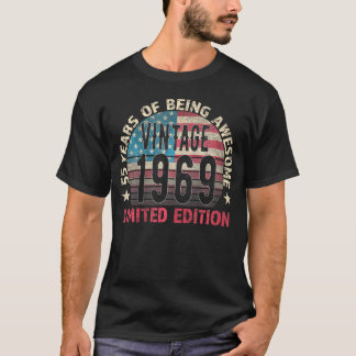 55Th Birthday Men Born 1969 Turning 55 Year Old    T-Shirt