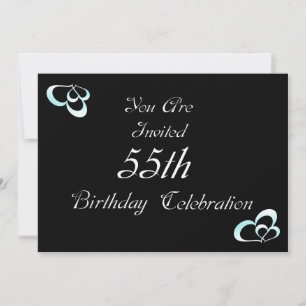 55th Birthday Party Invitation