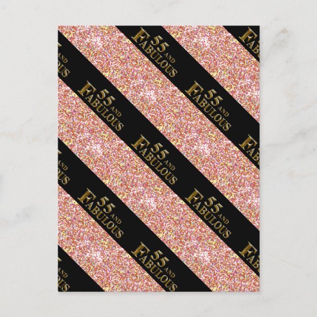 55th  Birthday  Postcard (Front)