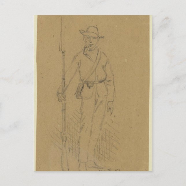 55th Georgia Infantry Postcard (Front)