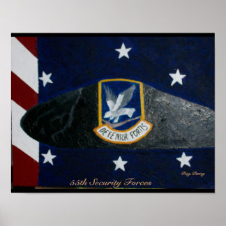 55th Security Forces Poster