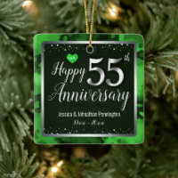 55th Wedding Anniversary Custom Name