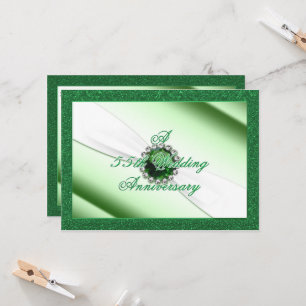 55th Wedding Anniversary Invitation