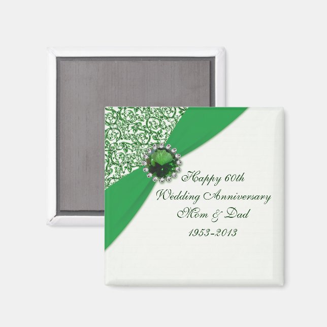 55th Wedding Anniversary Magnet (Front/Back)