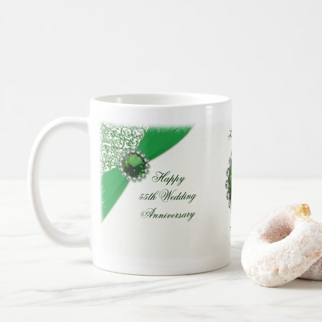 55th Wedding Anniversary Mug (With Donut)