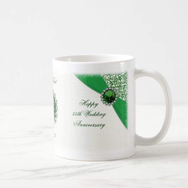 55th Wedding Anniversary Mug (Right)