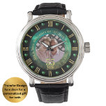 55th Wedding Anniversary PHOTO Gift Emerald Green Watch<br><div class="desc">Looking for the perfect 55th wedding anniversary gift? Look no further! Our stunning Emerald Green Personalised 55th, 55 years of marriage PHOTO Anniversary watch is the ideal gift to commemorate this special milestone. This watch features a customisable design that allows you to add a photo and commemorative text, making it...</div>