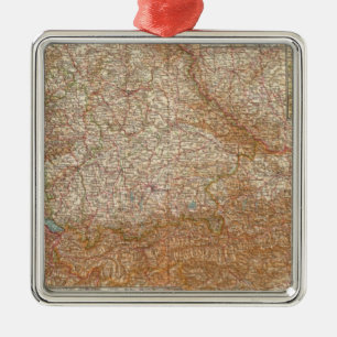 5657 South Germany, Austria Metal Tree Decoration