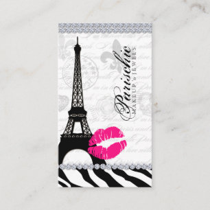 565 Cosmetologist Business Card Paris Eiffel Tower